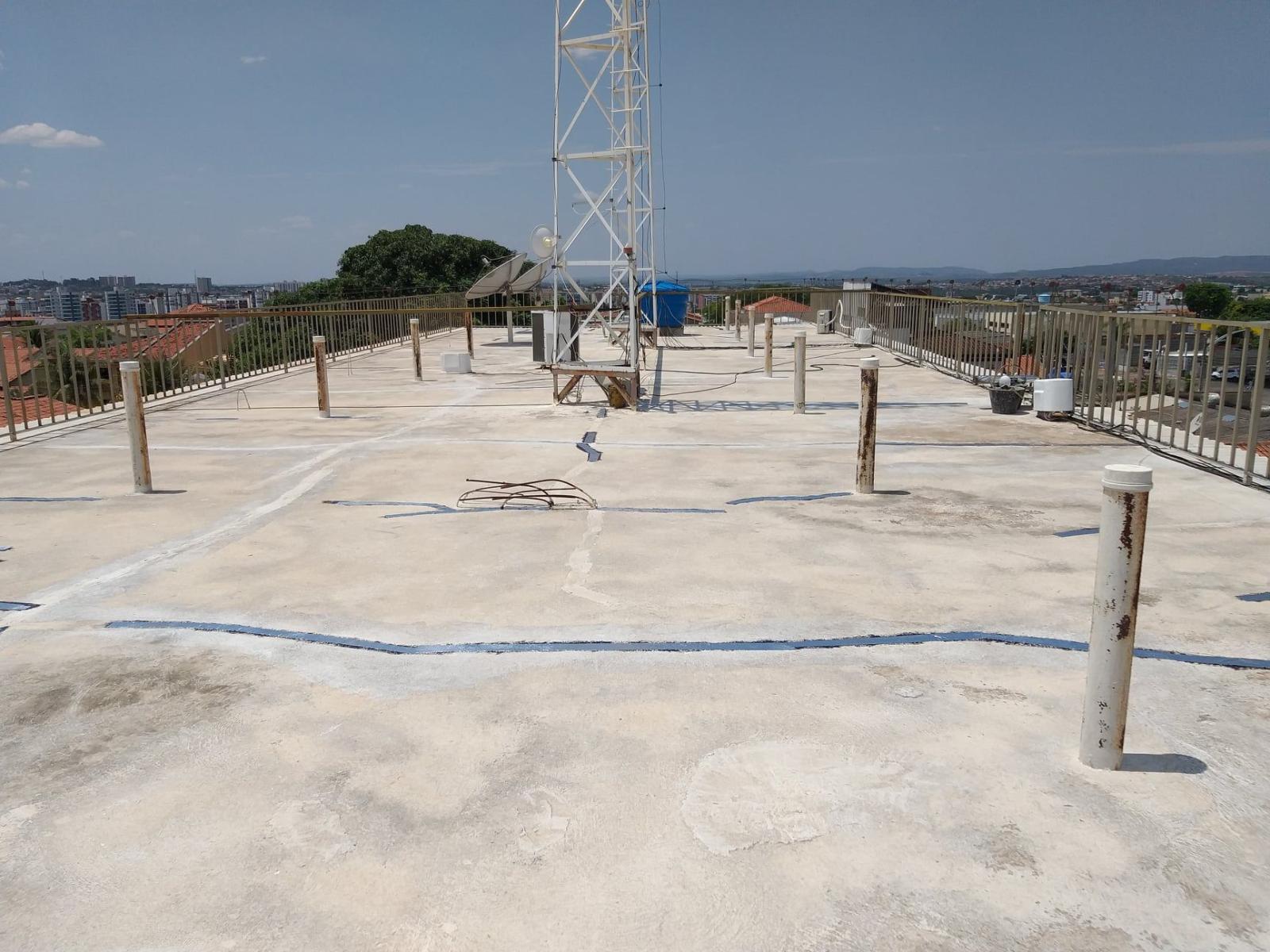 Impermeabilização de lajes expostas.