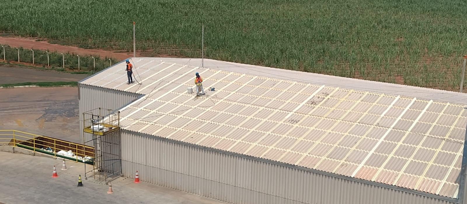 Impermeabilização e isolamento térmico, para telhados e coberturas.