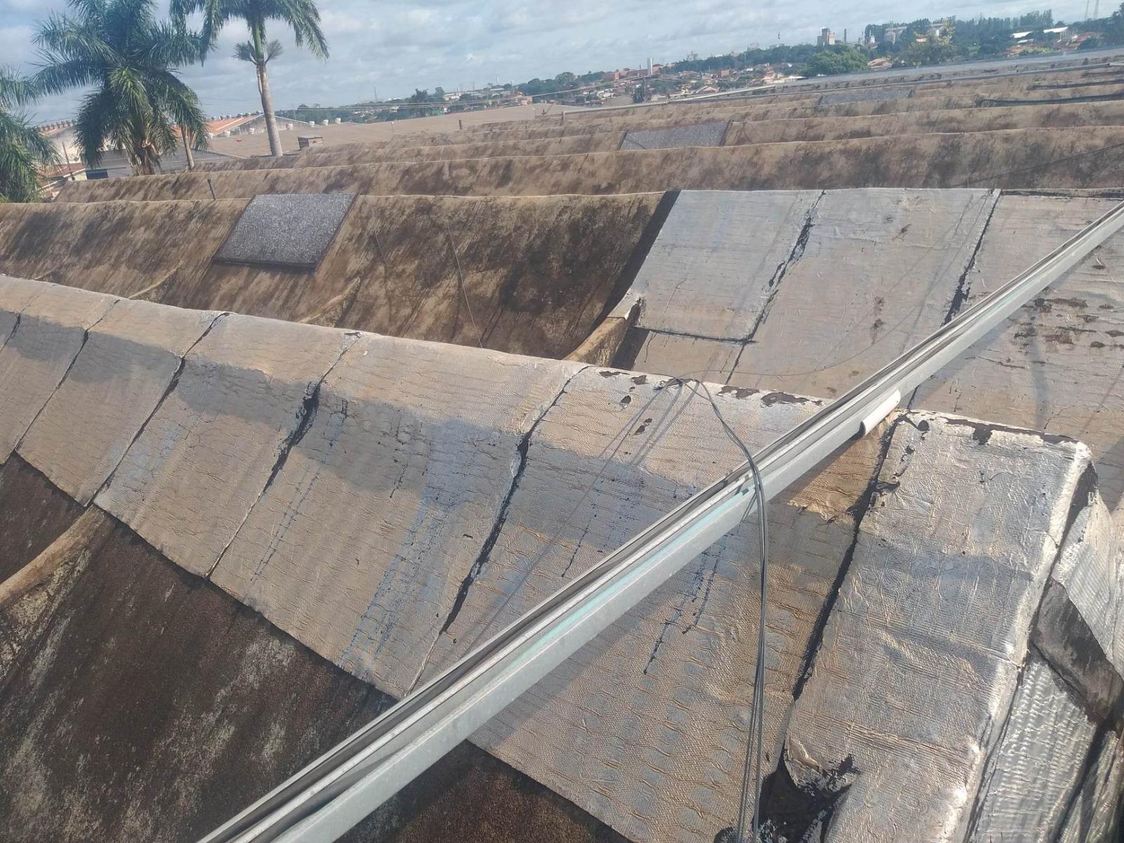 Impermeabilização de lajes e coberturas expostas.