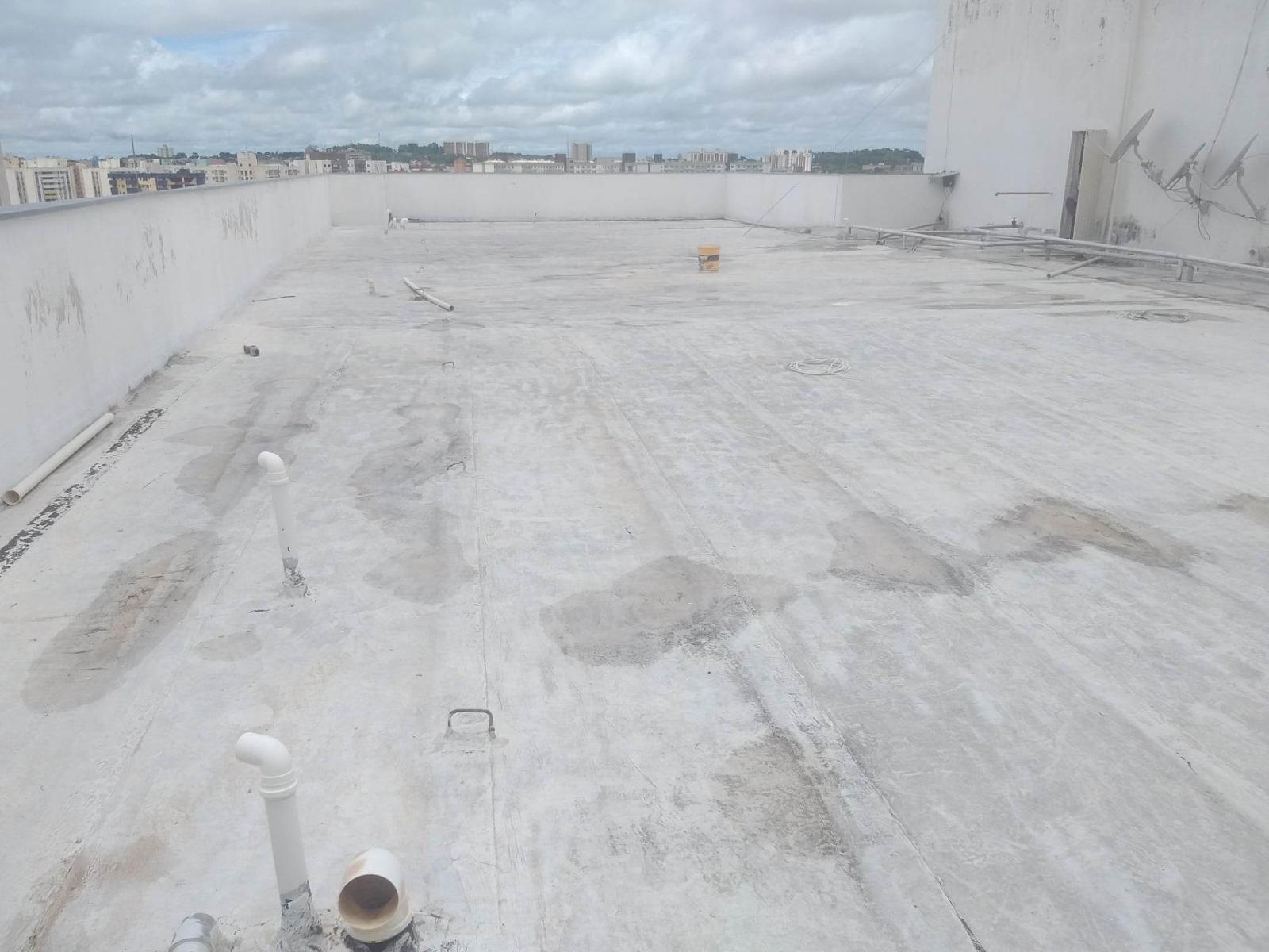 Impermeabilização de lajes expostas.