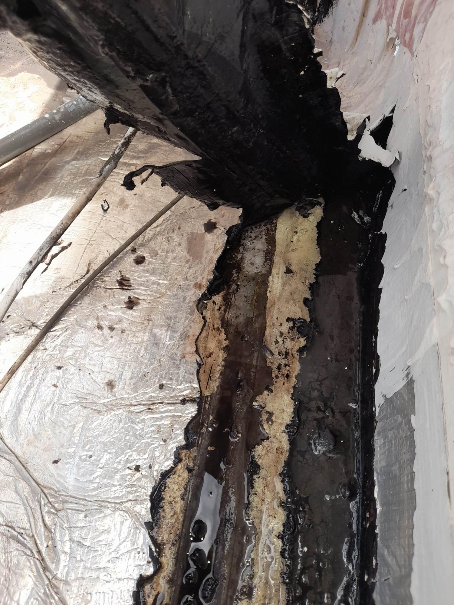 tratamento de goteiras e vazamentos  em laje exposta.