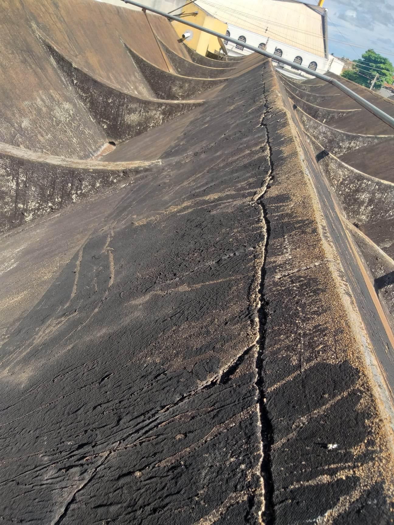 Tratamento de trincas e dilatações.