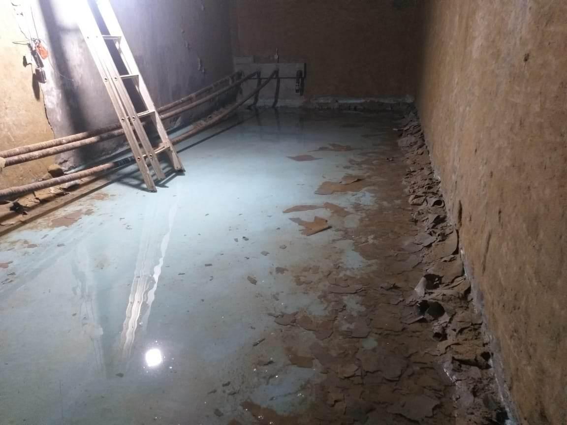 Impermeabilização de caixas d'água e reservatórios.