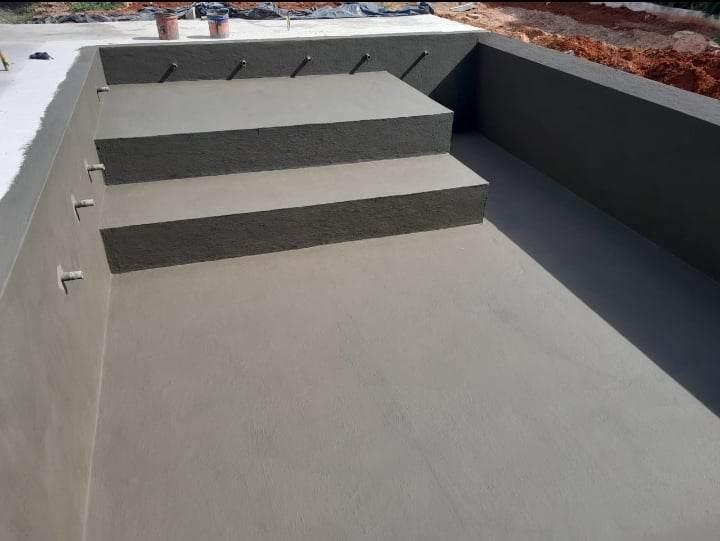 Impermeabilização de piscinas.