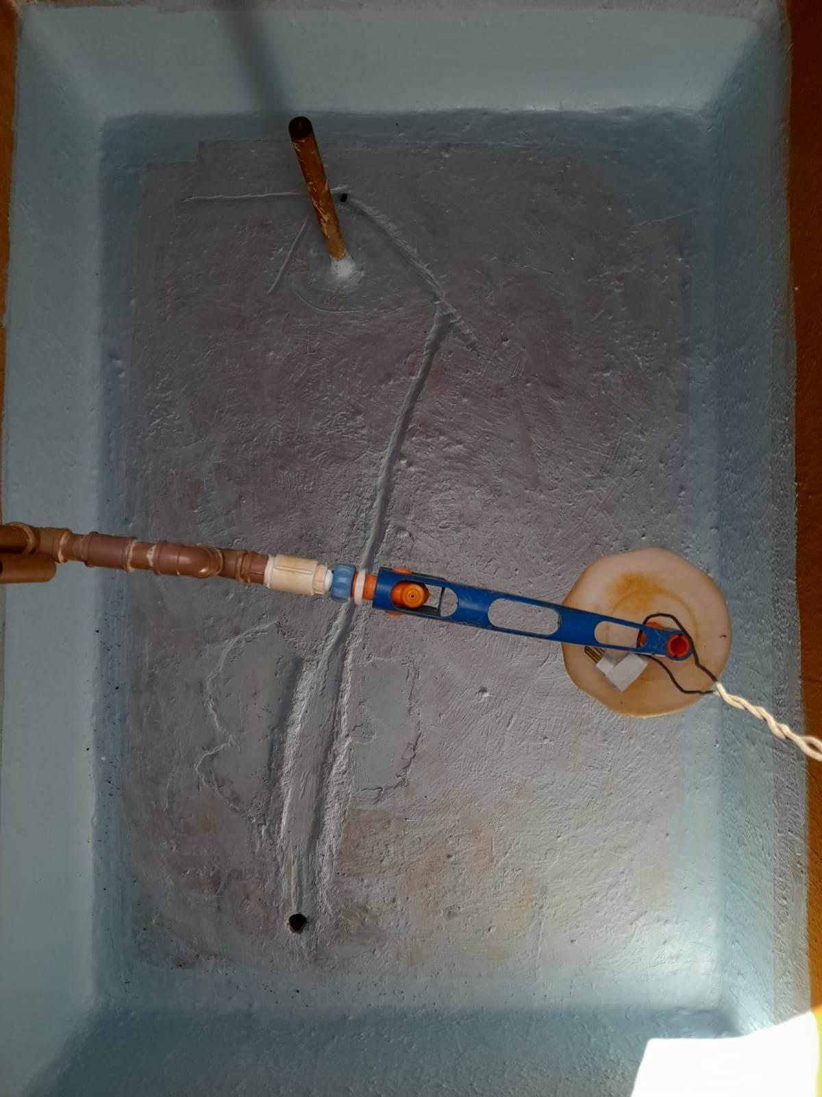 Impermeabilização e reforma, de caixas d'água e reservatórios.