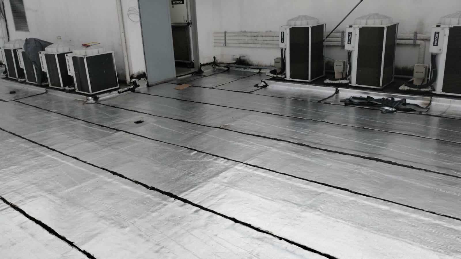 Impermeabilização de laje exposta, com manta asfáltica aluminizada 3 e 4mm