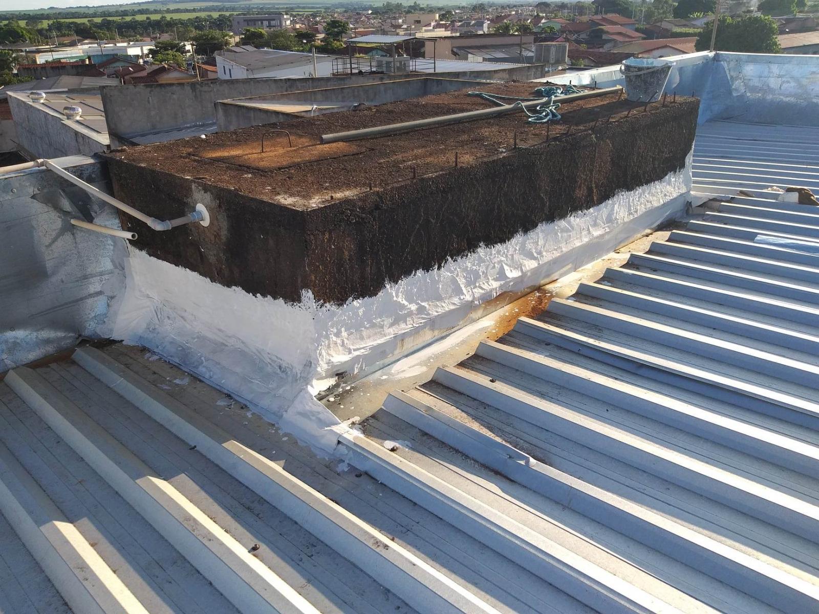 Impermeabilização e isolamento térmico, para telhados e coberturas.