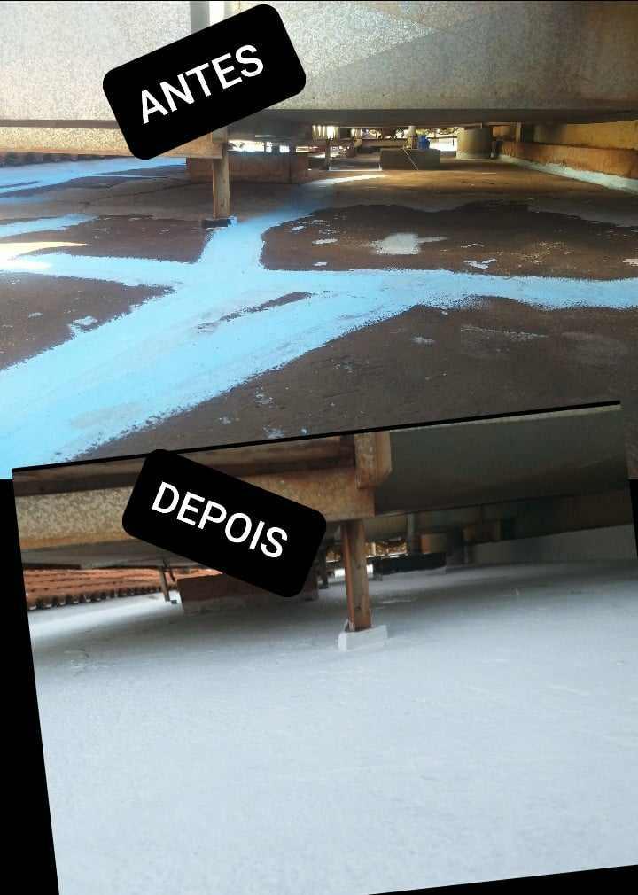 Impermeabilização e isolamento térmico em lajes expostas.