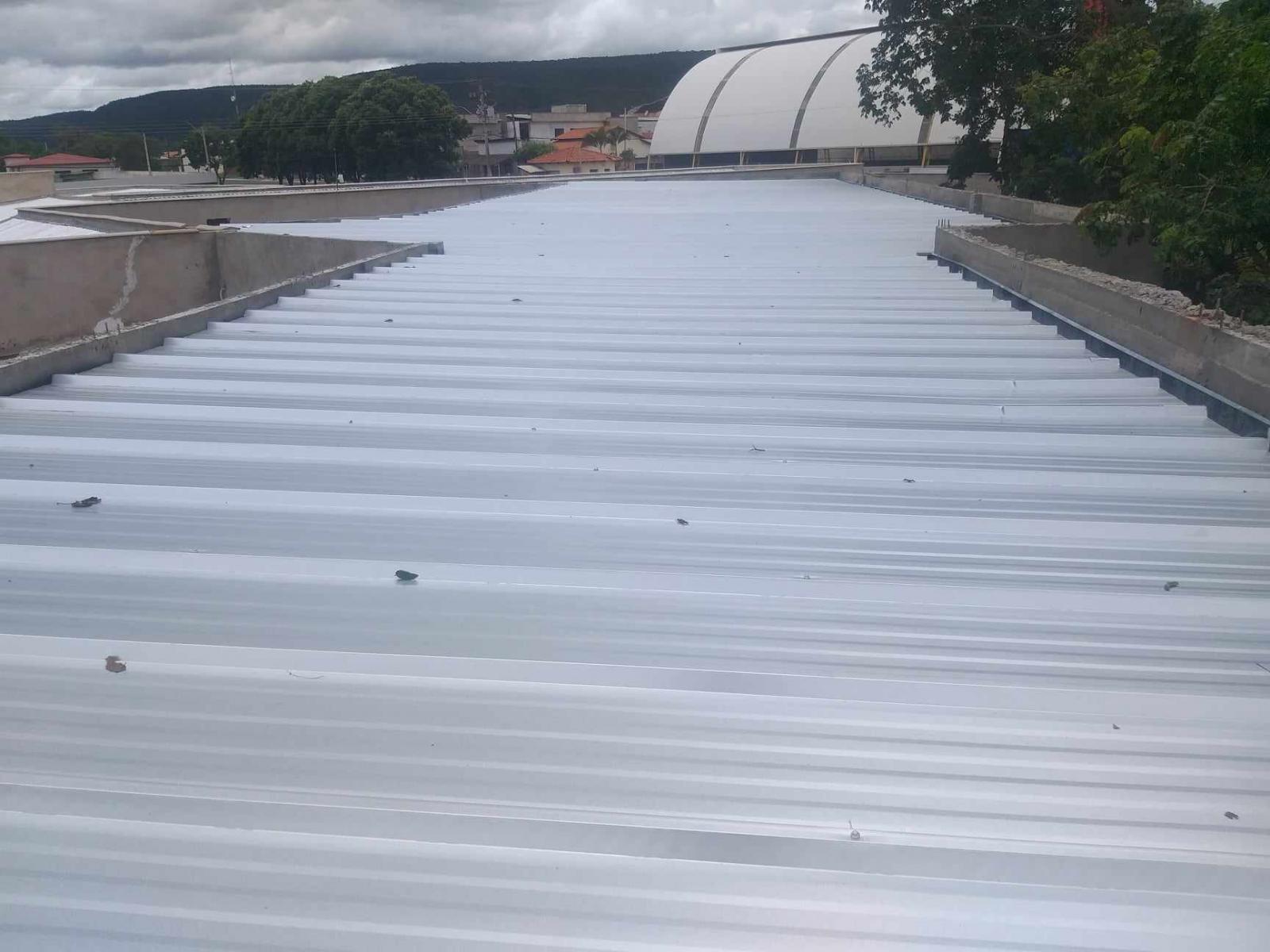 Impermeabilização e isolamento térmico, para telhados e coberturas com borracha liquida témica.