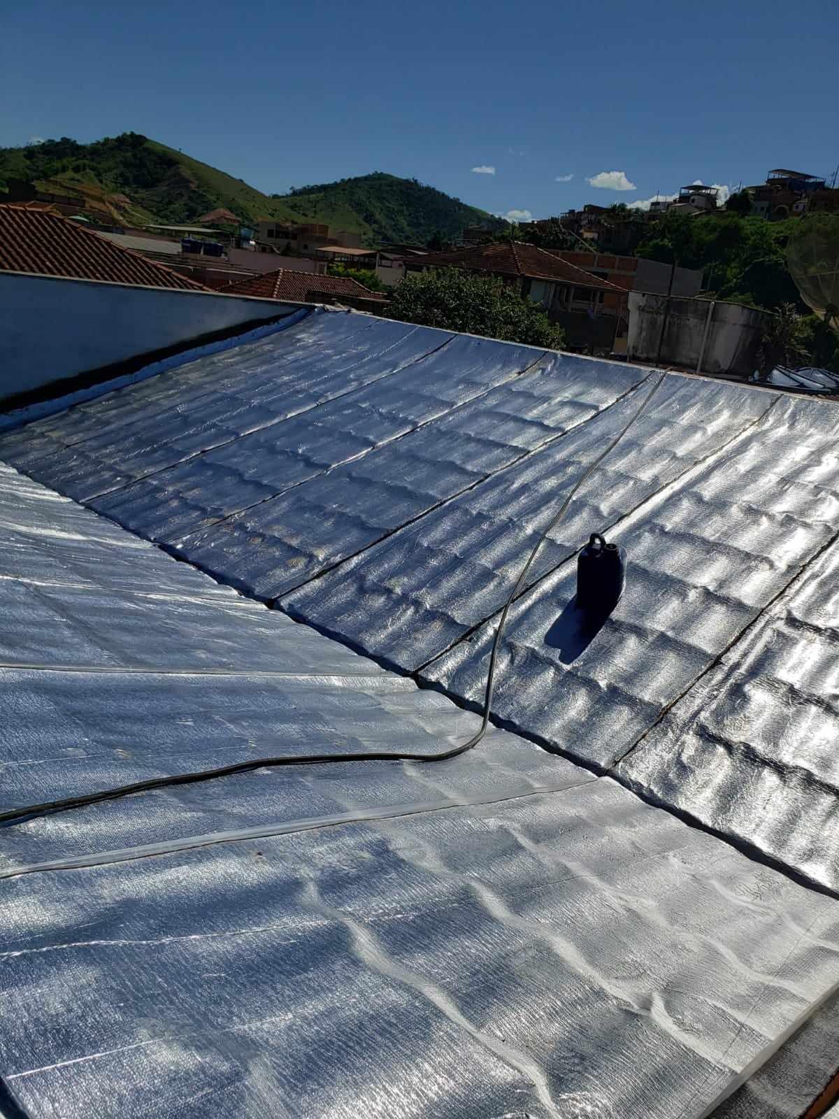 Impermeabilização e isolamento térmico, para telhados e coberturas.