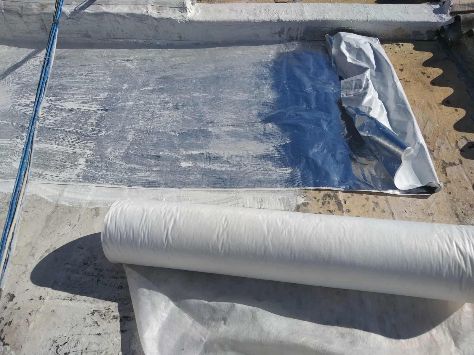 Impermeabilização de lajes e coberturas expostas.